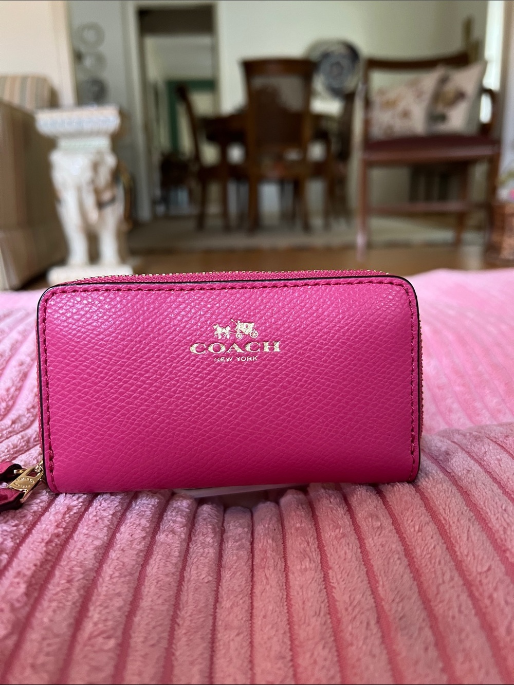 Coach Double Zip Card Case/Wallet-Like New - Picture 2 of 15